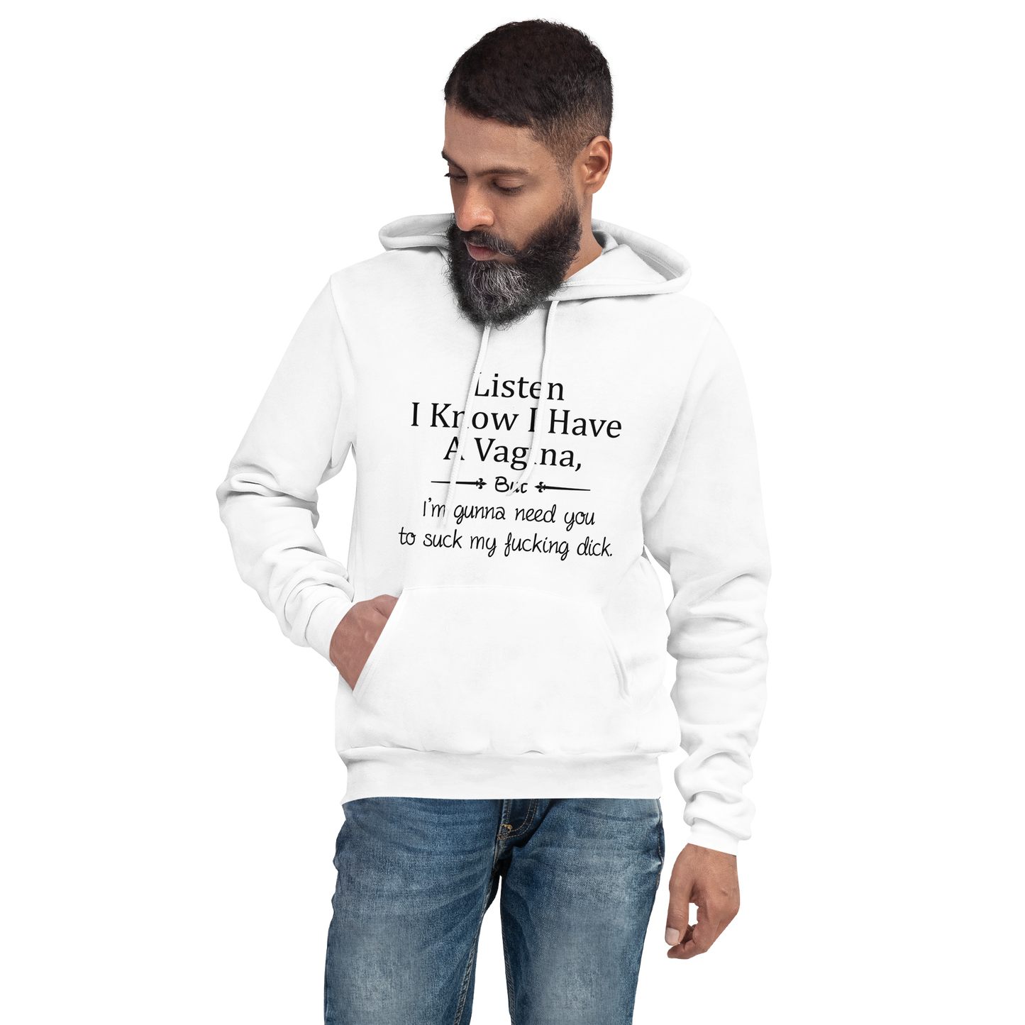 Adult P11NK 'Listen I know' Pullover Hoodie