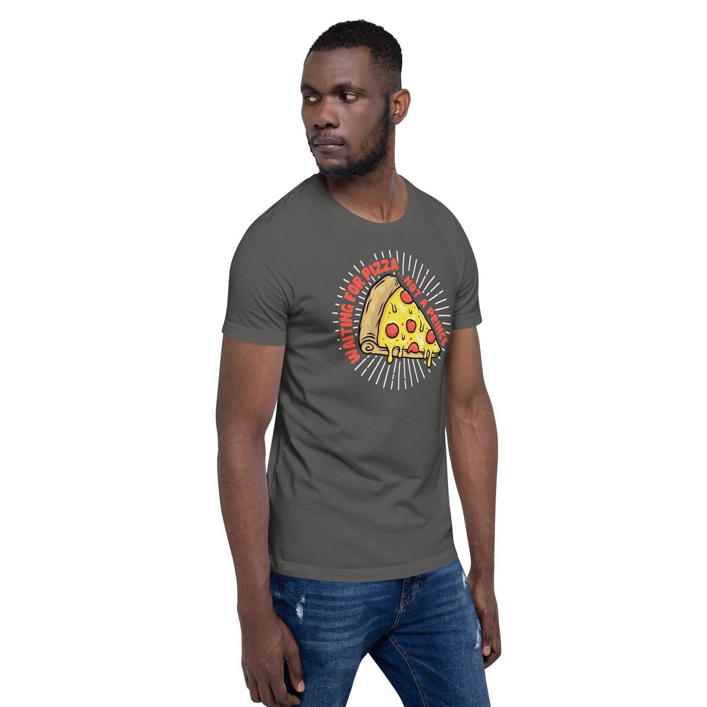 Adult 'Waiting for Pizza' Staple T-shirt