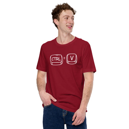 Adult 'CTRL + V' Staple T-shirt