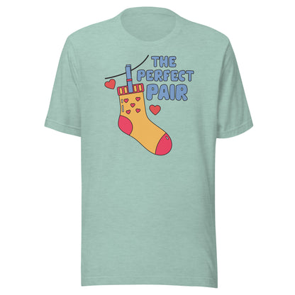 Adult 'Perfect Pair' Left Sock Staple T-shirt