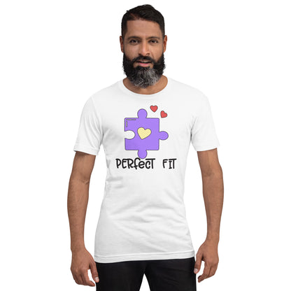 Adult 'Perfect Fit Purple Piece' Staple T-shirt