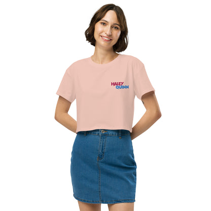 Women's Haley Quin Embroidered Crop Top