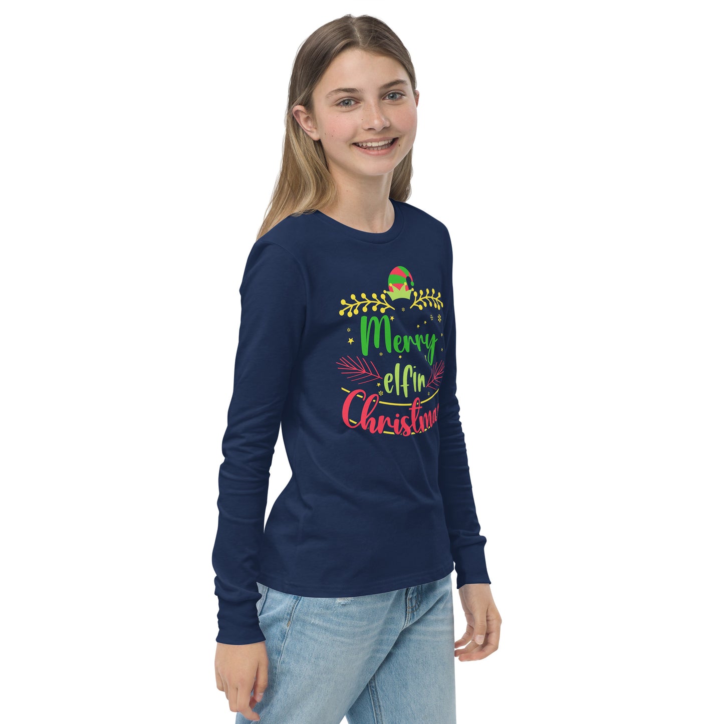 Youth 'Elifin' Christmas' Long Sleeve T-Shirt
