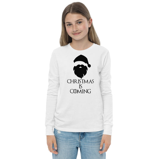 Youth 'Christmas is Coming' Long Sleeve T-Shirt