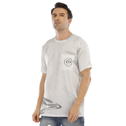 Men's All Over Print Chest Pocket T-shirt