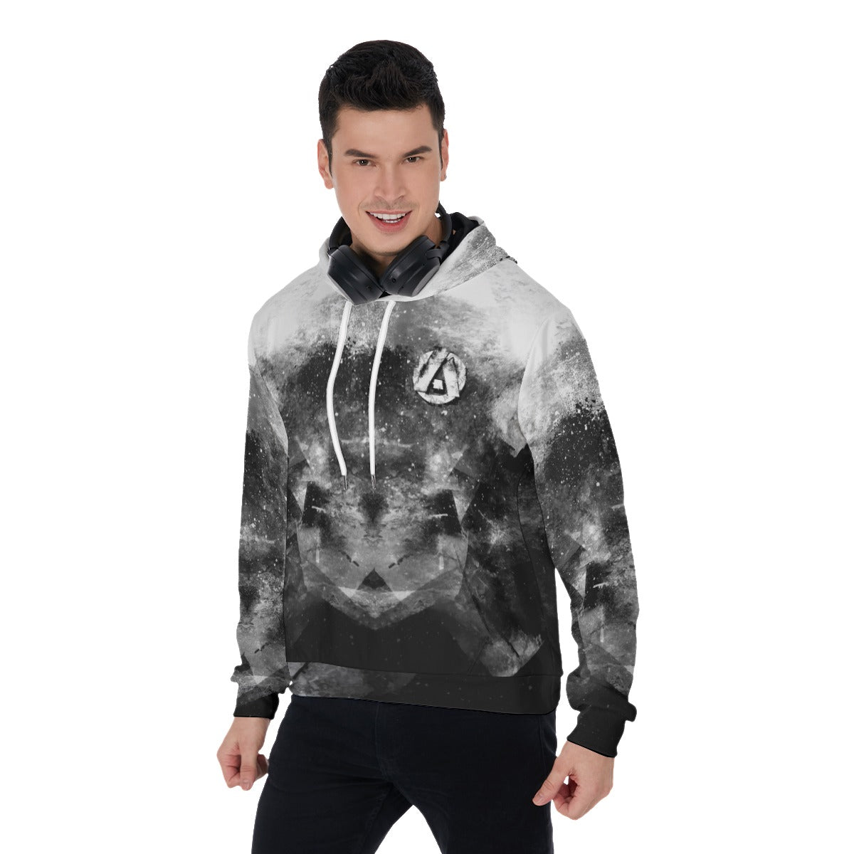 Absent Anarchy Unisex AOP Pullover Hoodie