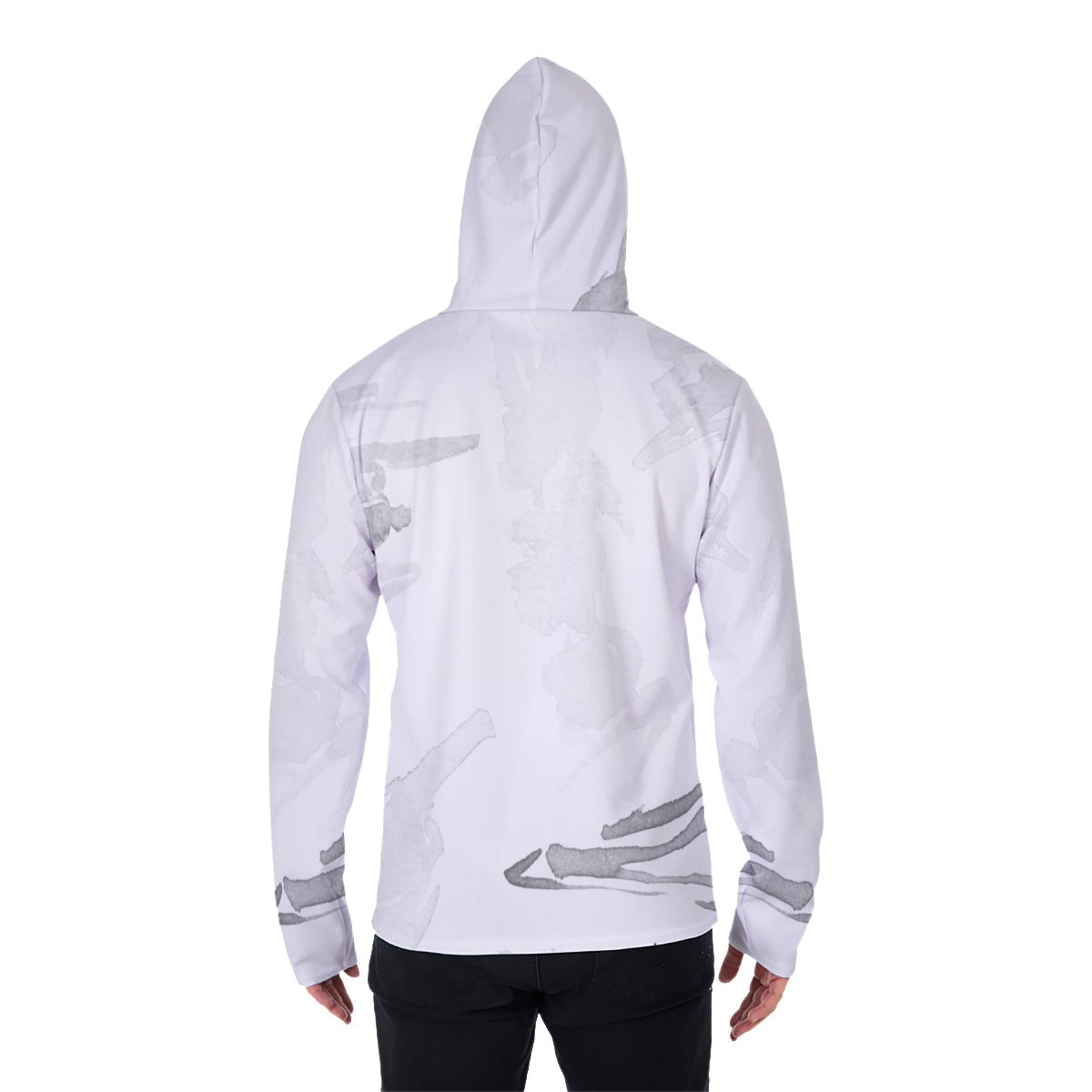 Men's All Over Print Hoodie With Mask