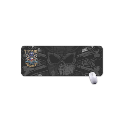 Texas Outlaw Skull and Bones Large Mouse Pad