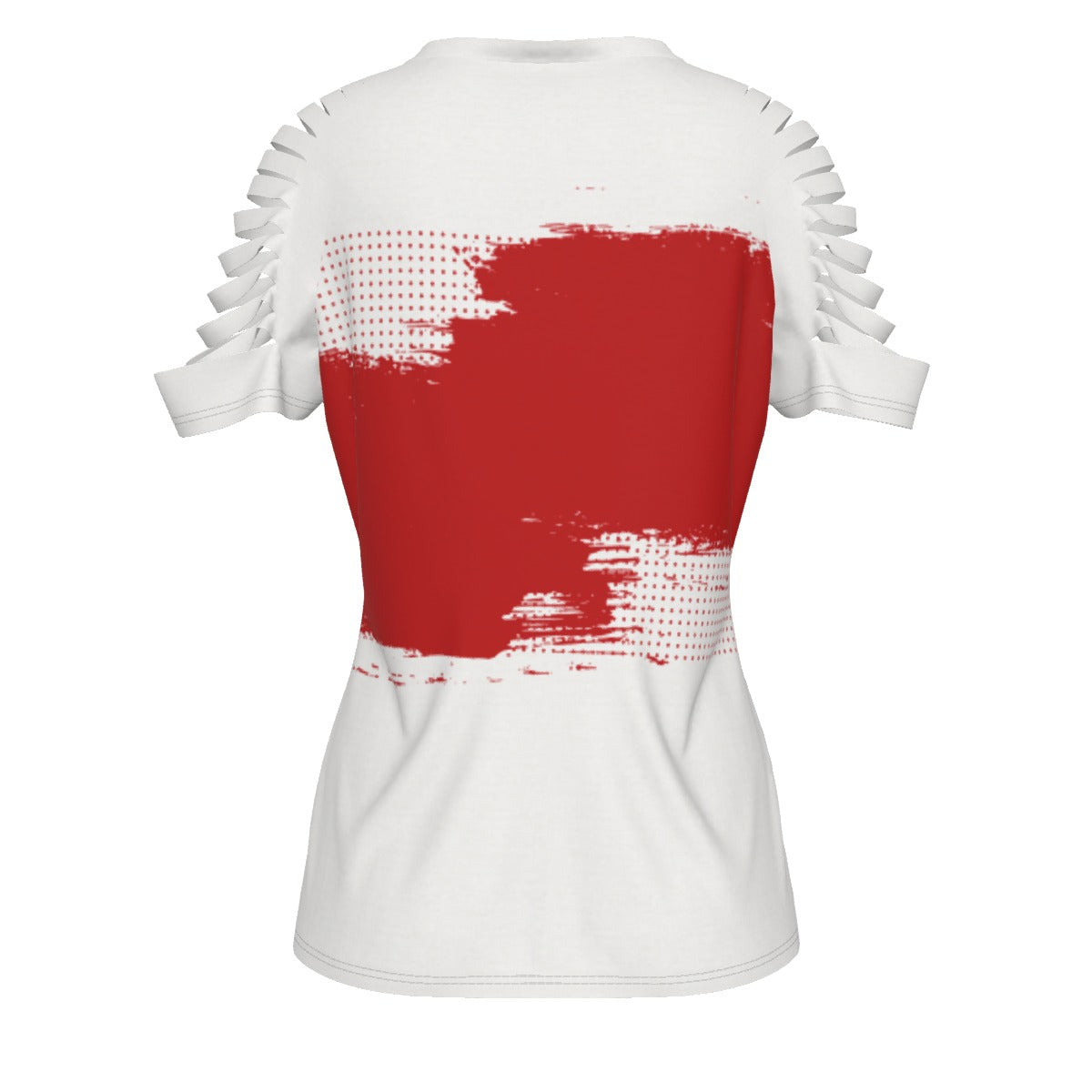 Fynix Studios Women's All Over Print Ripped T-shirt