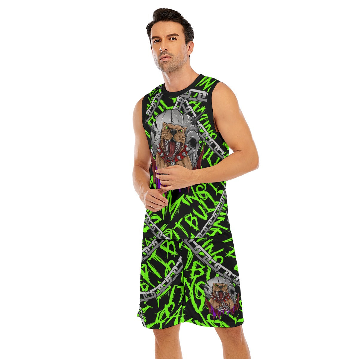 Men's Pitbull Gaming Basketball Suit
