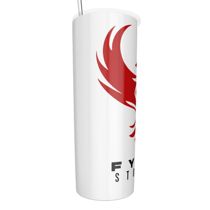 Fynix Studios Glitter Tumbler With Stainless Steel Straw