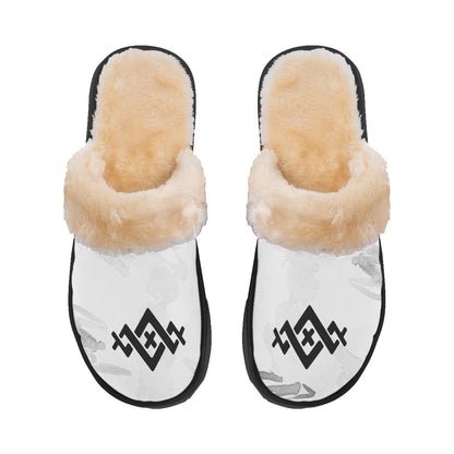 Youth All Over Print Plush Slippers
