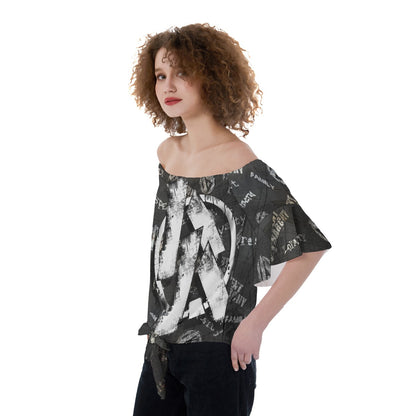 Women's Absent Anarchy Off-Shoulder Blouse