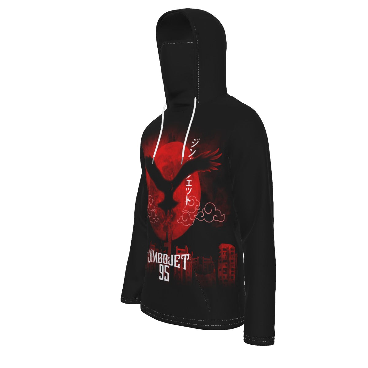 JimboJet95 Men's All Over Print Hoodie With Mask