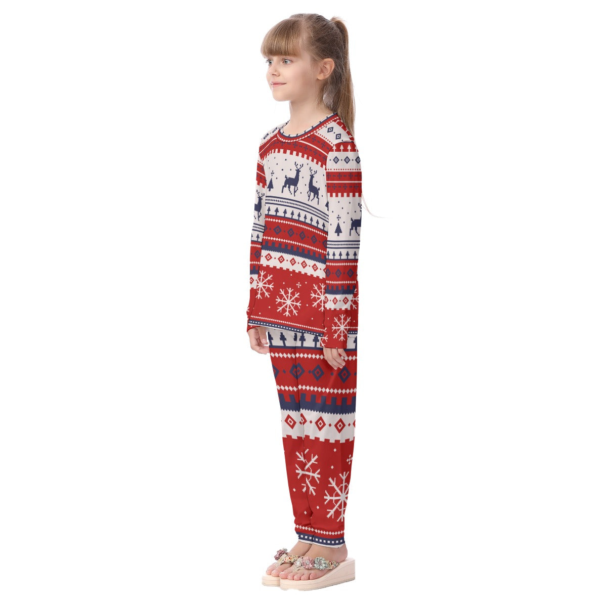 Youth Peppermint Pajama Set