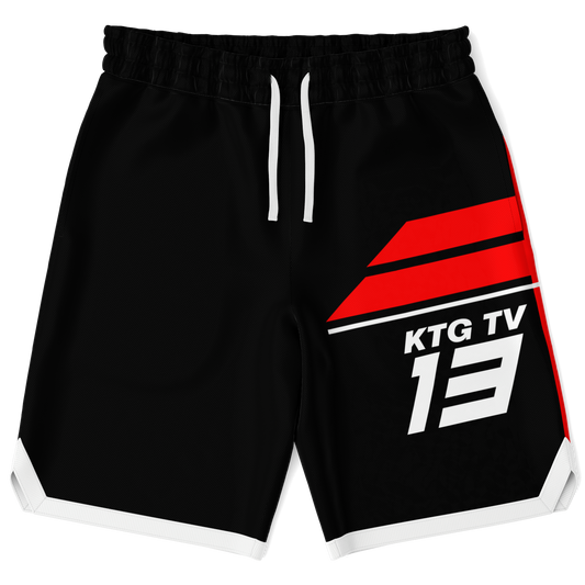 KTG13 TV Unisex AOP Basketball Shorts