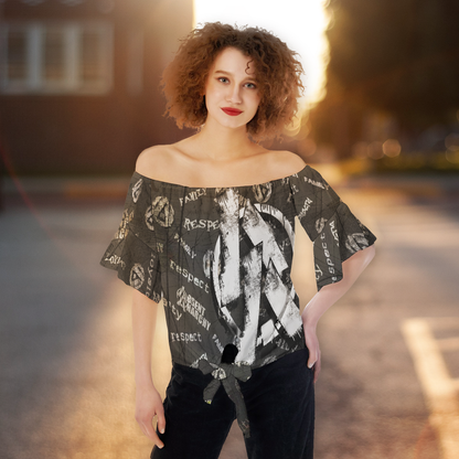 Women's Absent Anarchy Off-Shoulder Blouse
