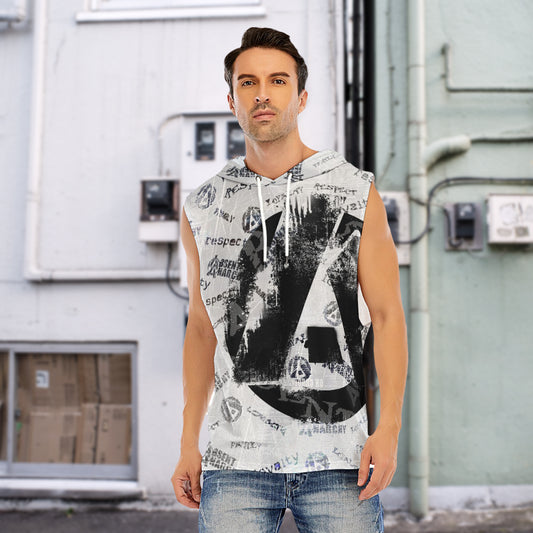 Absent Anarchy Men's AOP Hooded Tank