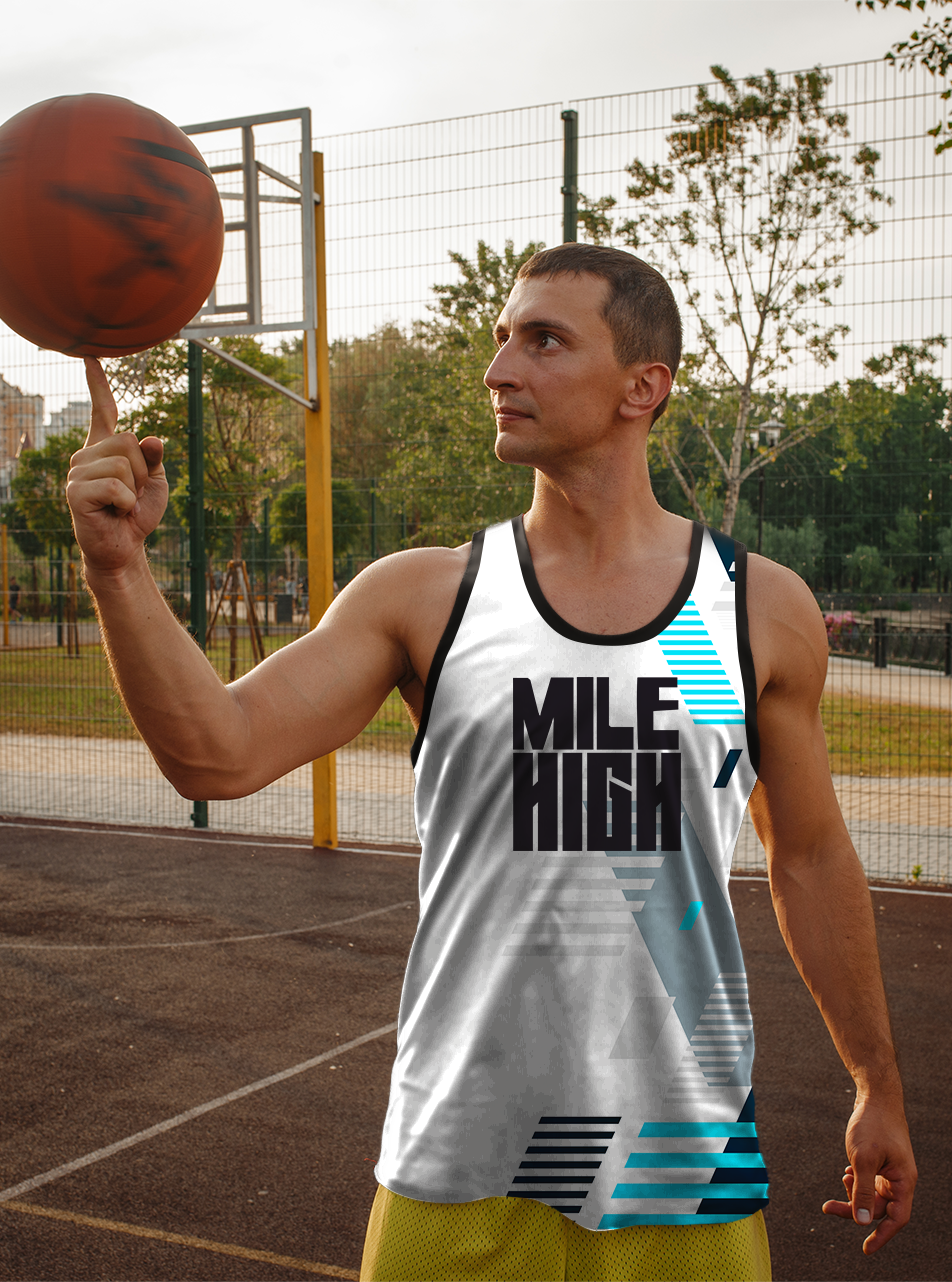 Mile High Gaming Unisex AOP Basketball Jersey