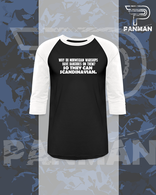 Panman Unisex Baseball T-Shirt