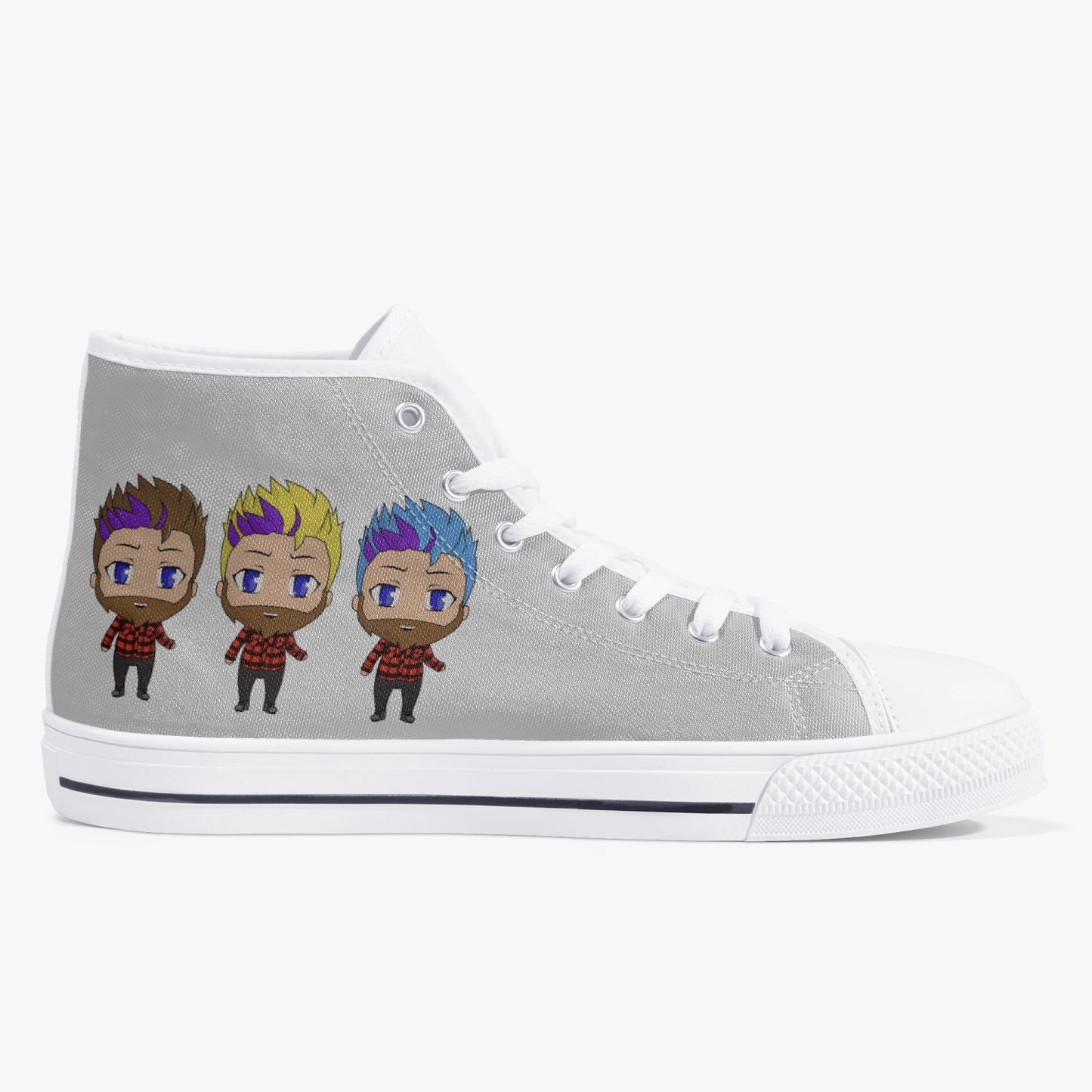 The Bearded Canadian Unisex High Tops