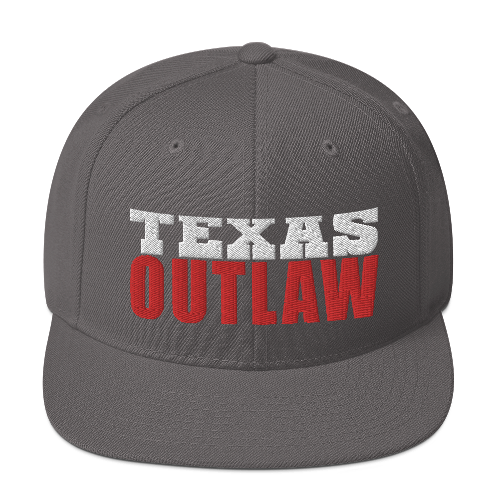 Texas Outlaw Snapback Hat