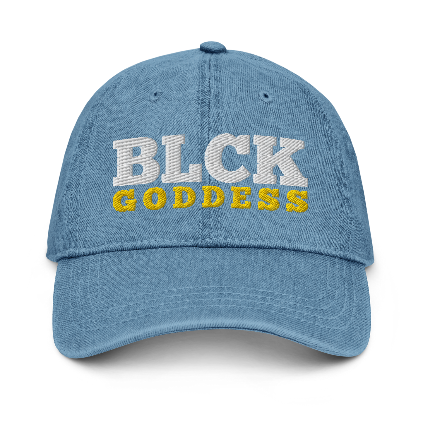 Blck Goddess Gamer Denim Hat