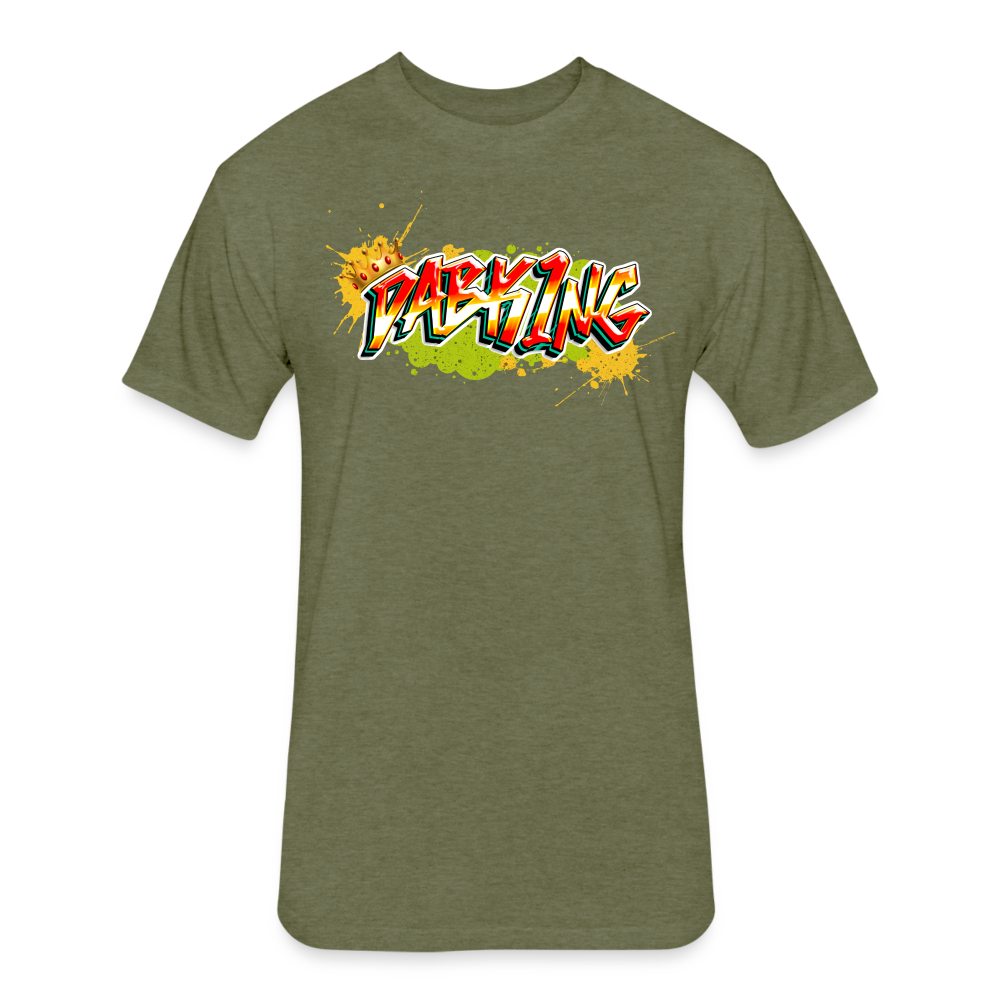 Dab King Unisex Fitted T-Shirt - heather military green