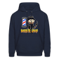 Barber Shop Unisex Hoodie - navy