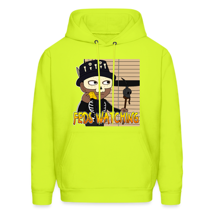 Feds Watching Unisex Hoodie - safety green