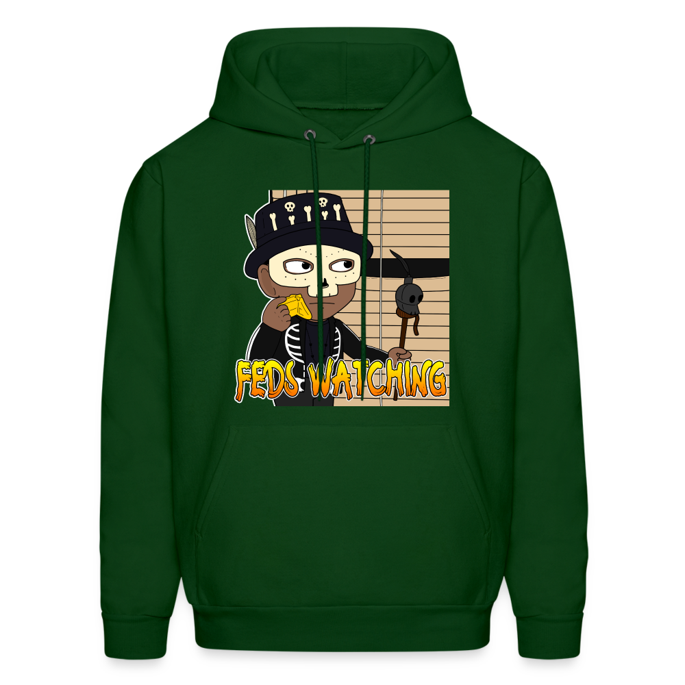Feds Watching Unisex Hoodie - forest green