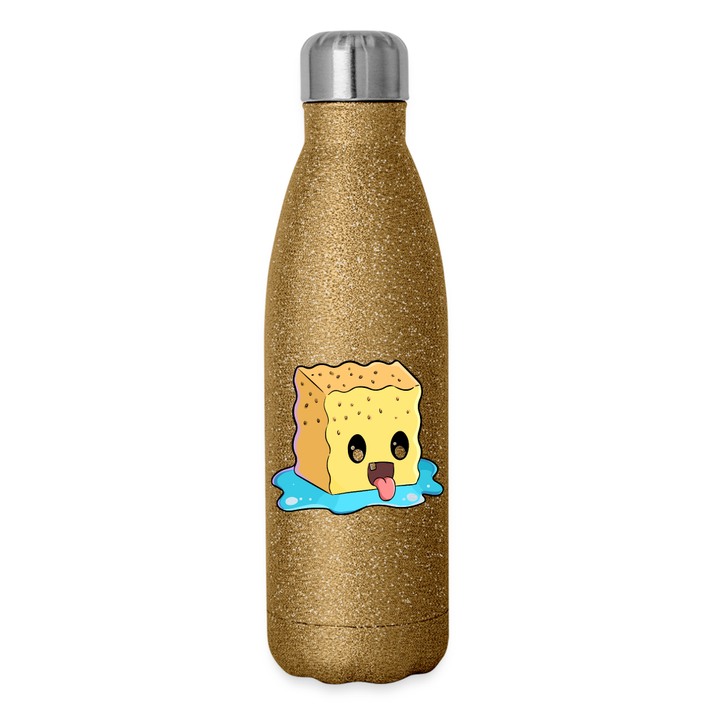 Kendrisite Insulated Stainless Steel Water Bottle - gold glitter