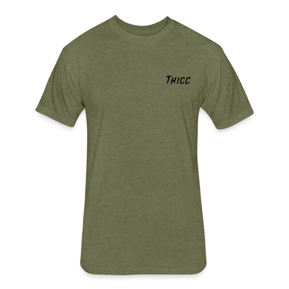 ItsLynxie Unisex Fitted T-Shirt - heather military green