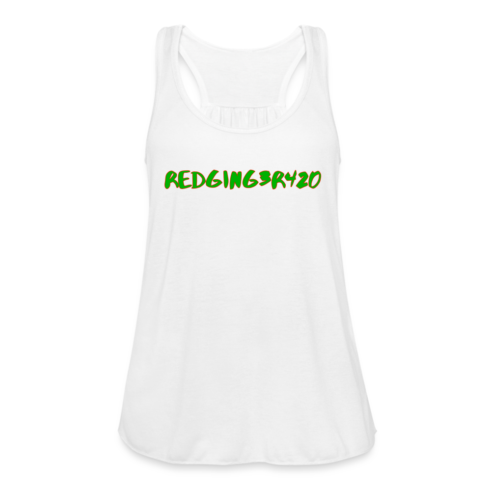 RedGinger420 Women's Flowy Tank - white