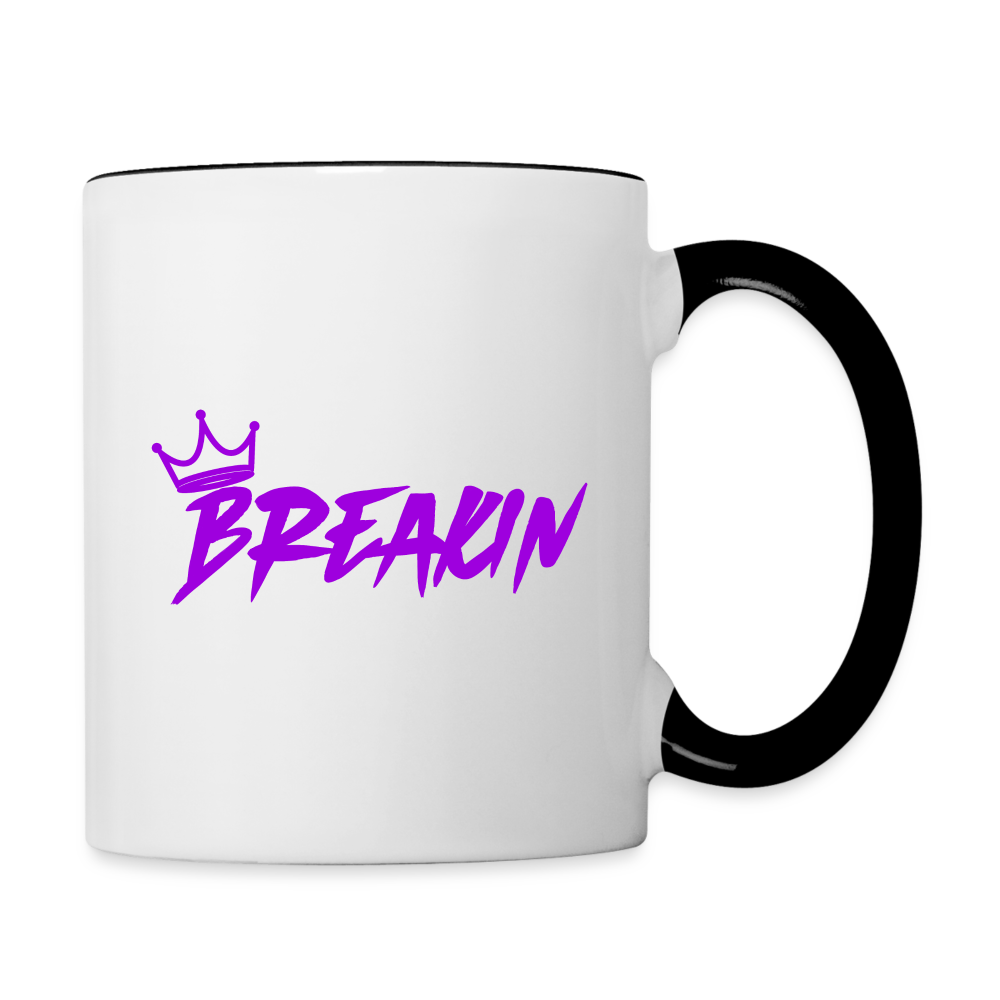 Breakin Accent Mug - white/black