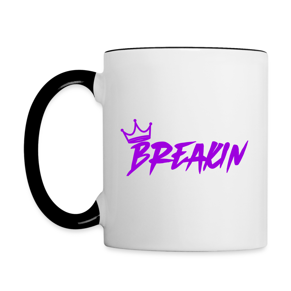 Breakin Accent Mug - white/black