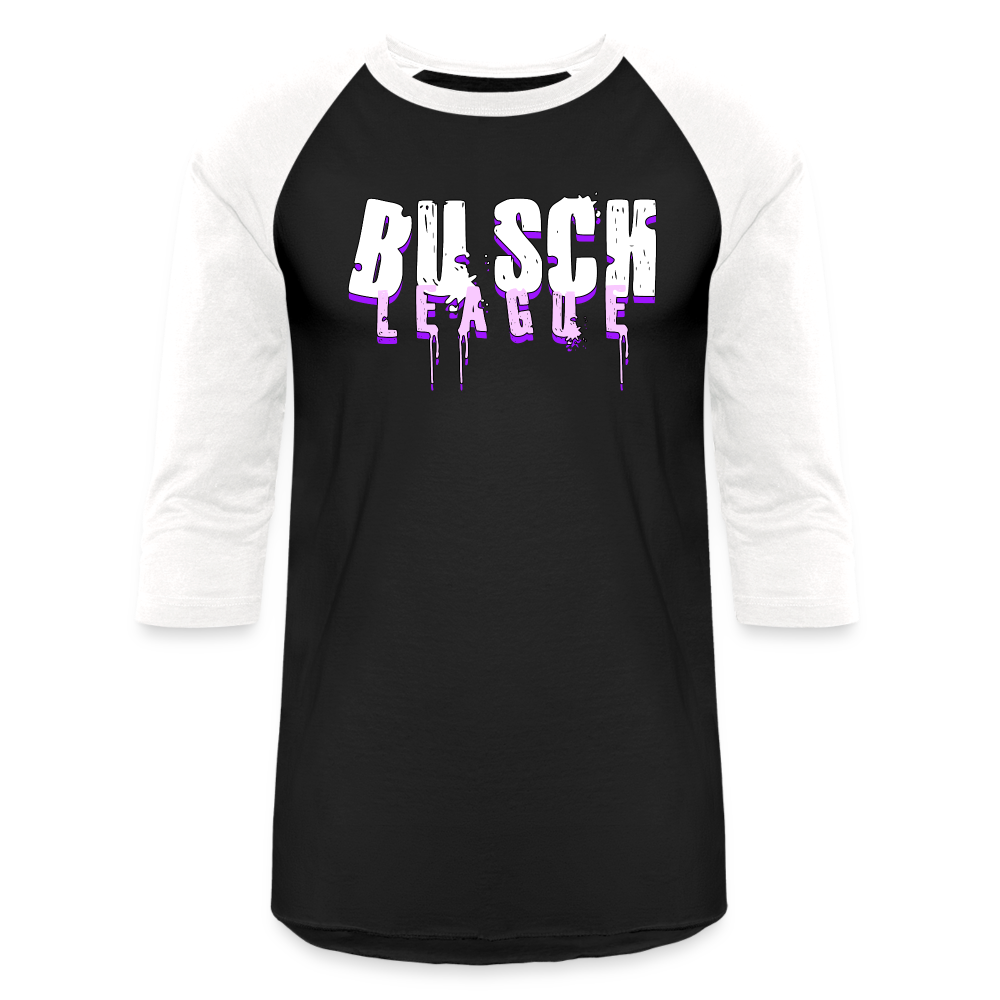 Buschwhacker Unisex Baseball T-Shirt - black/white