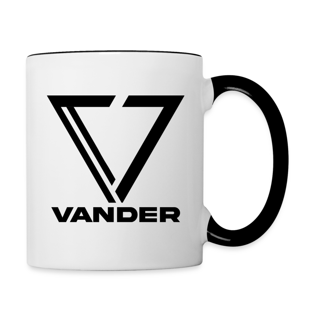 Vander Accent Mug - white/black