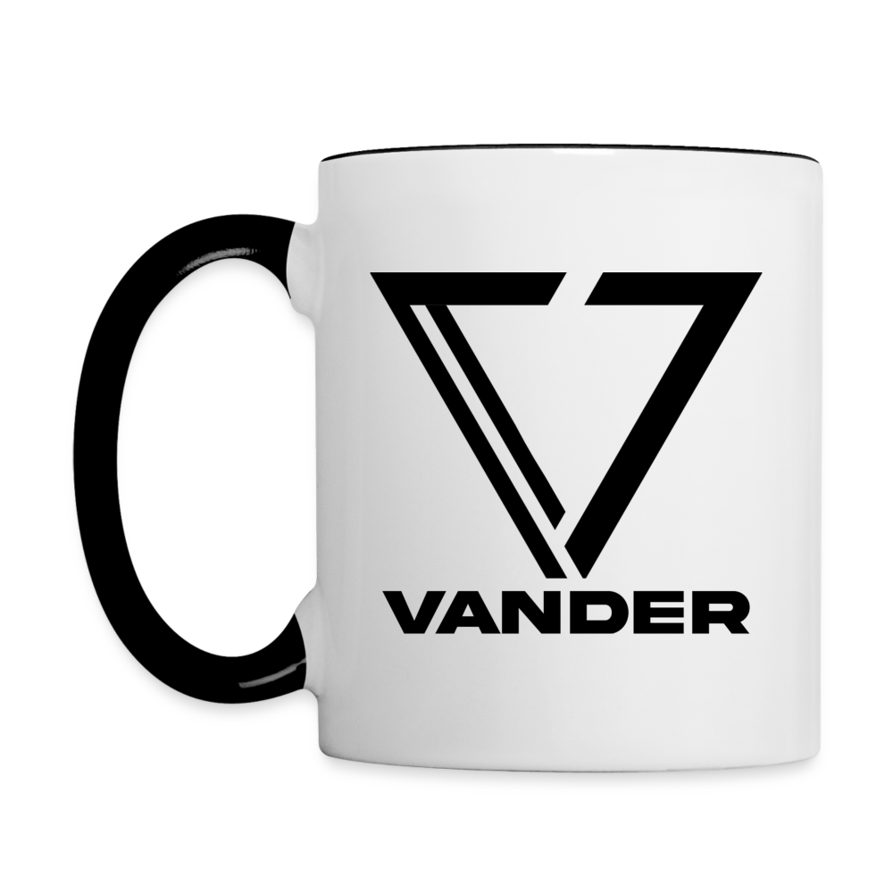 Vander Accent Mug - white/black