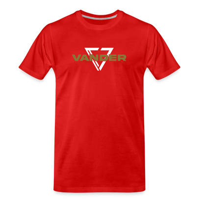 Vander Unisex Organic T-Shirt - red