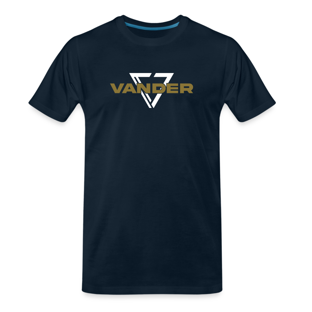Vander Unisex Organic T-Shirt - deep navy