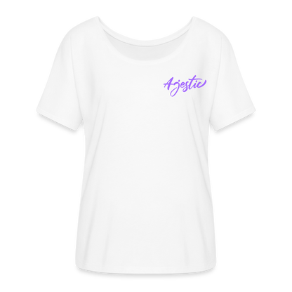 Ajestic Women's Flowy T-Shirt - white