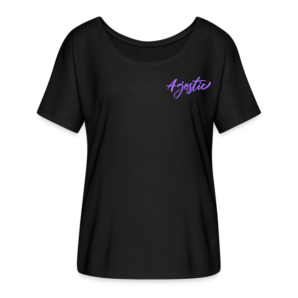 Ajestic Women's Flowy T-Shirt - black