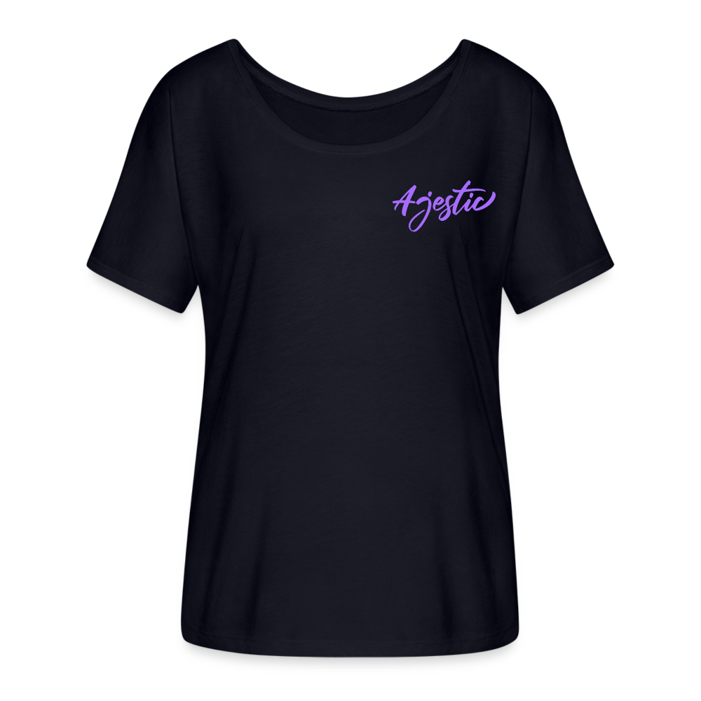 Ajestic Women's Flowy T-Shirt - midnight navy