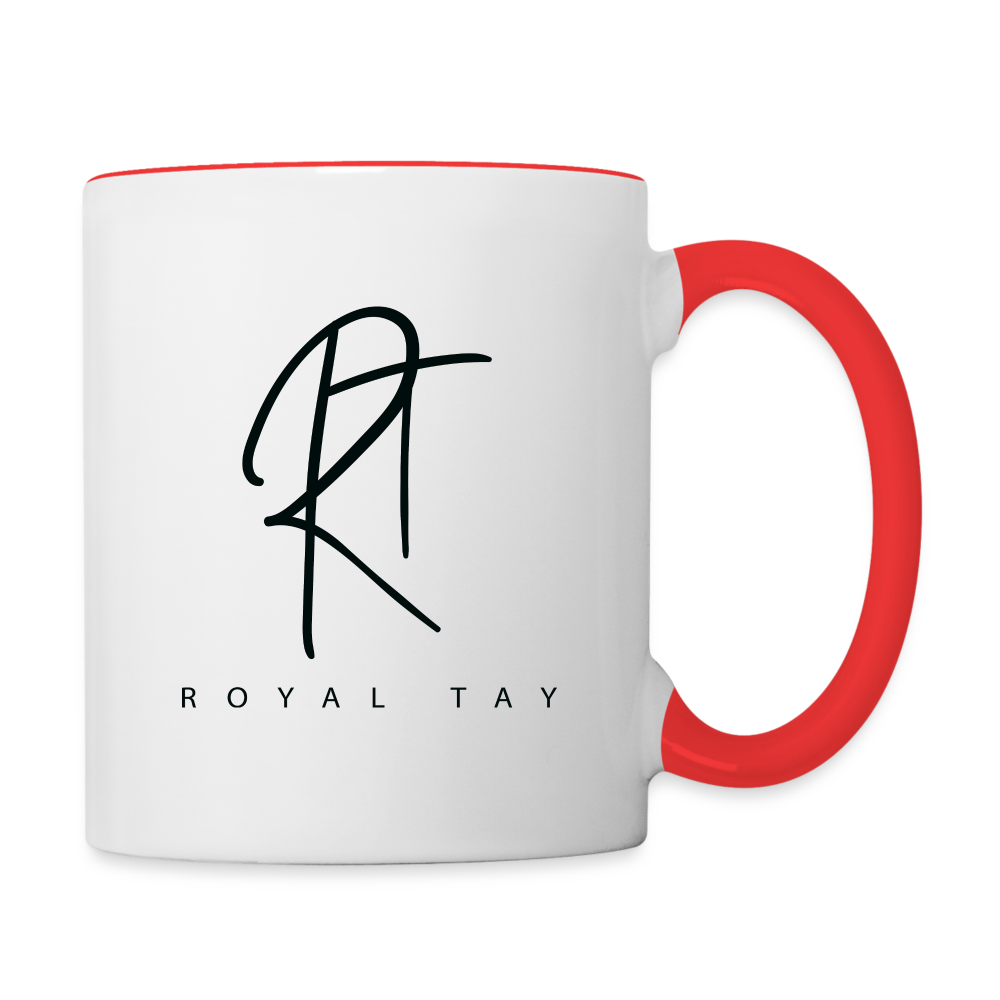 Royal Tay Accent Mug - white/red