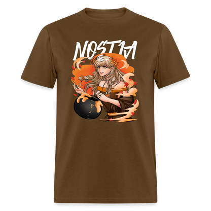 Lady Nostia Unisex T-Shirt - brown