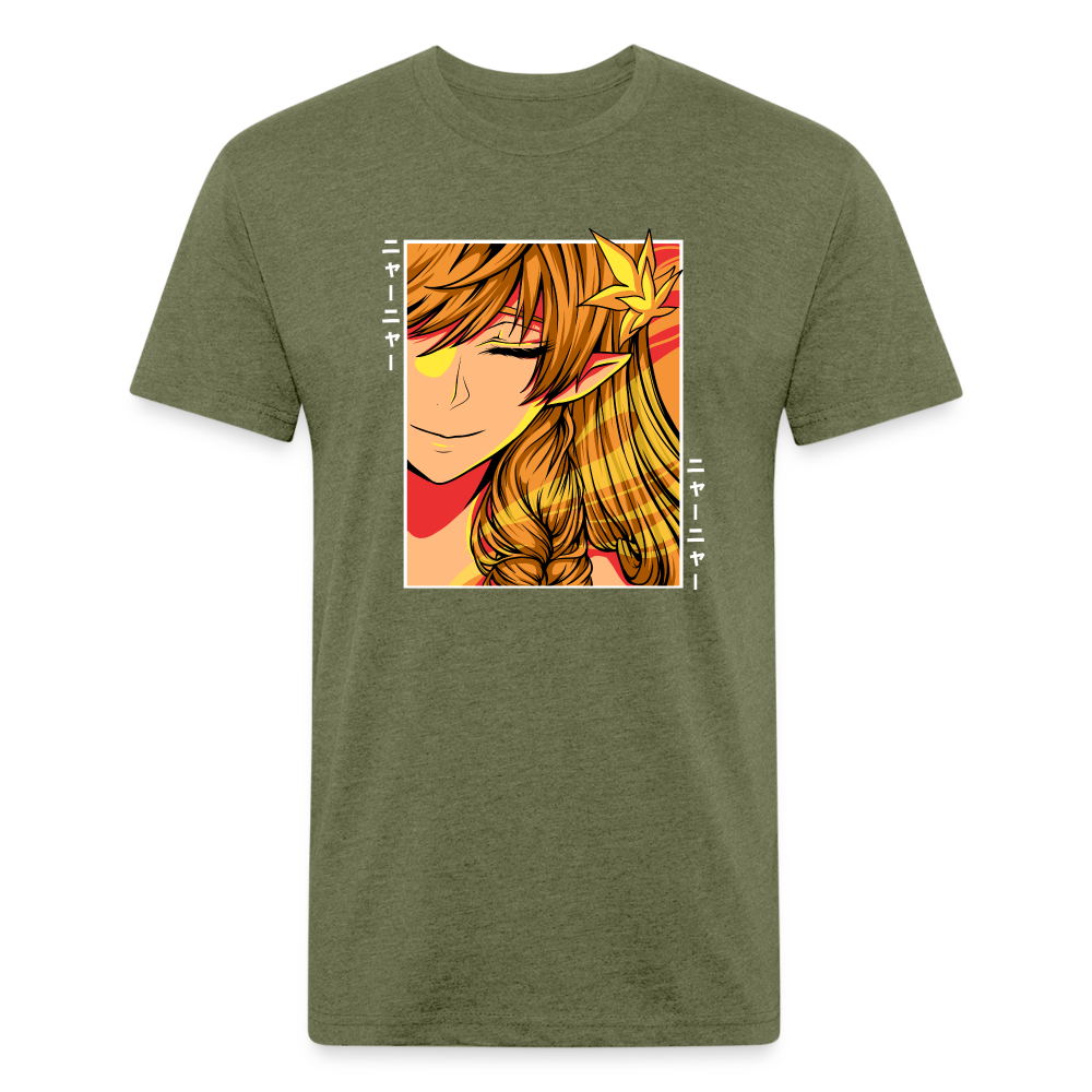 Lady Nostia Unisex Fitted T-Shirt - heather military green