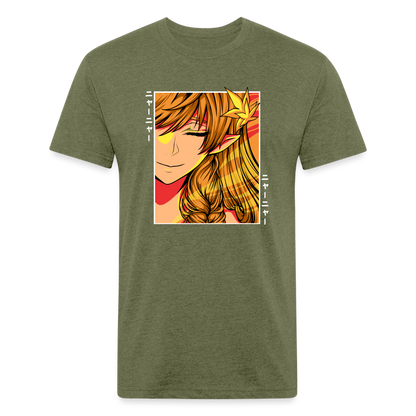 Lady Nostia Unisex Fitted T-Shirt - heather military green