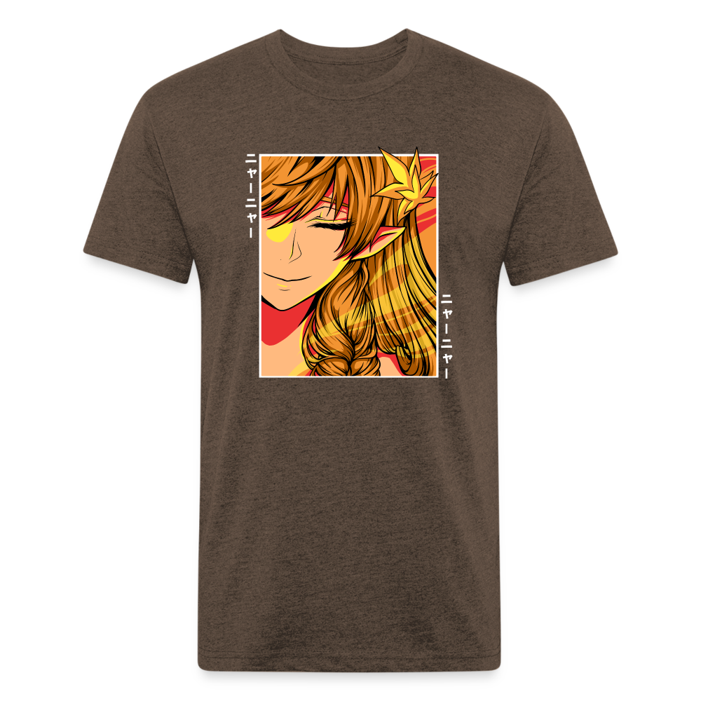 Lady Nostia Unisex Fitted T-Shirt - heather espresso