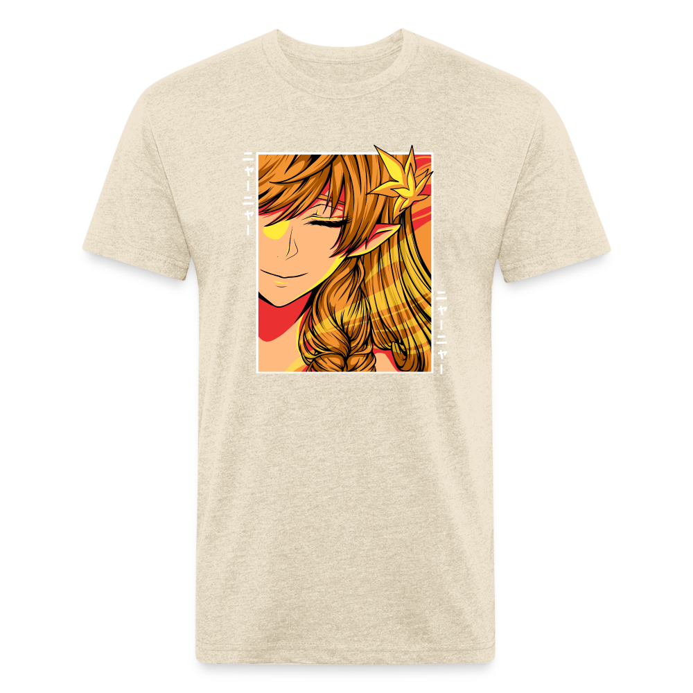 Lady Nostia Unisex Fitted T-Shirt - heather cream